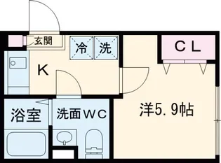 レピュア本郷レジデンス【2階】の間取り
