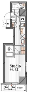 ガラ・シティ東日本橋【8階】の間取り