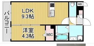 Primavera大池公園前【4階】の間取り