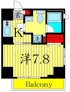 アイル プレミアム駒込【8階】の間取り