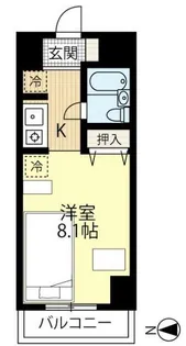 関内フレックスビル【5階】の間取り
