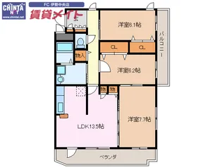 常磐町M’s【1階】の間取り