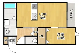 CherryBlossom川原町【3階】の間取り