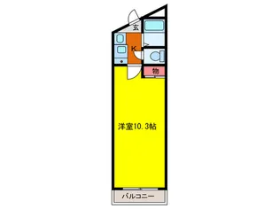 サンフラットあい【3階】の間取り