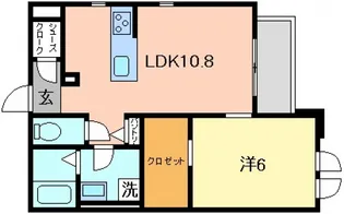 メゾンド・フルール【2階】の間取り
