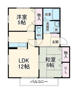 アークガーデンE【1階】の間取り
