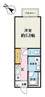 イースターリリーカワグチ【1階】の間取り