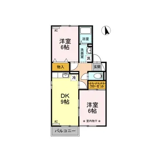 D-room ボナール【2階】の間取り