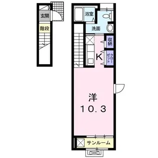 クラール 澤【2階】の間取り