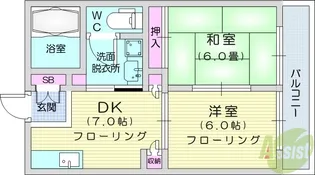 メゾン・ド・エイキ【2階】の間取り