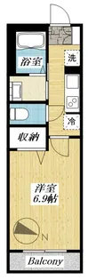 ヴァンソレーユ【1階】の間取り