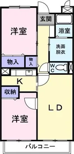 富士シャルマン【1階】の間取り