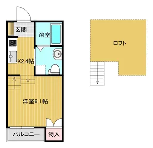 CIRCLE T WASHIZAKI II【1階】の間取り