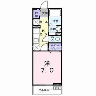 プラース・モア【2階】の間取り