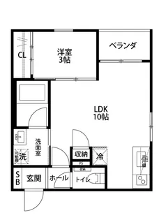 フューチャー東中野山【3階】の間取り