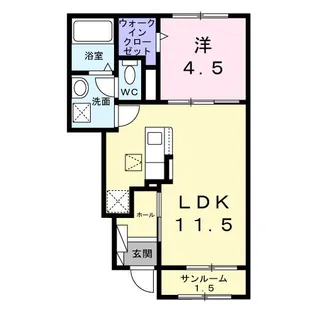 KASHIWA HILLS【1階】の間取り