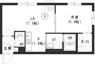 Terrace Kohaku(テラス コハク)【4階】の間取り