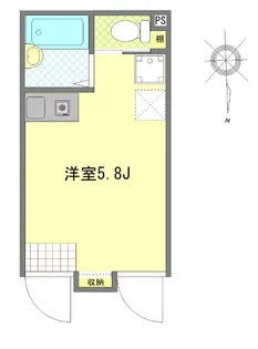アペックス・東四ツ木【1階】の間取り