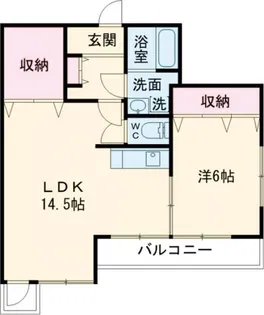 あさひレジデンス弐番館WEST【2階】の間取り