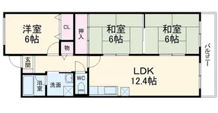 ジョイフルライフ泉丘【3階】の間取り