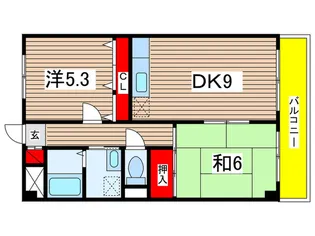 エクセル稲田【3階】の間取り
