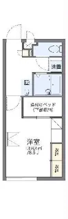 レオパレスHIRO大城【2階】の間取り
