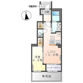 エアルームシノ【1階】の間取り