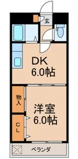 プラーティット本中山【1階】の間取り