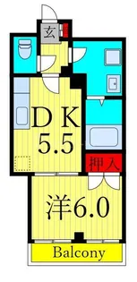 エストワール・クロダ【3階】の間取り