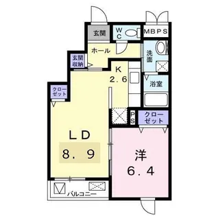 サザンウインド【3階】の間取り