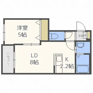 Posh栄通(ポッシュ栄通)【4階】の間取り