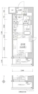 ティモーネプレミアム川崎イースト【1階】の間取り