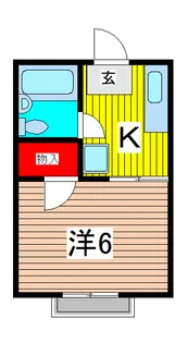 ストリーム栄和A【1階】の間取り