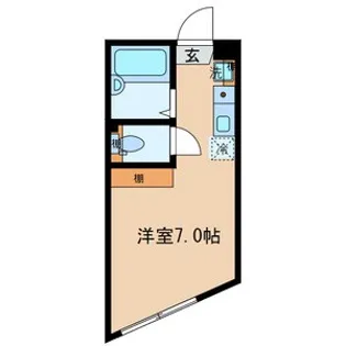 CASA宝町【1階】の間取り