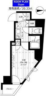 ステージファースト西新宿【11階】の間取り