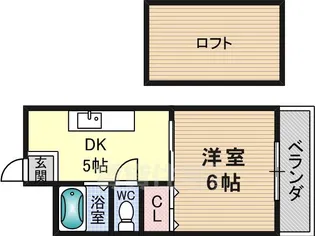 ルーチェ南安威【3階】の間取り