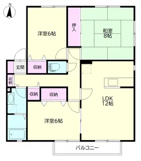 サンガーデン一ノ山二丁目【2階】の間取り