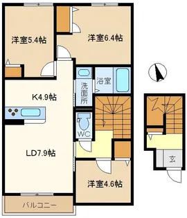 Via Lattea【2階】の間取り
