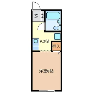 グランメール鈴鹿【2階】の間取り