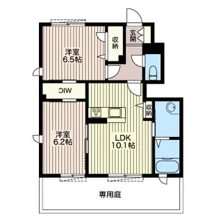 サクレ クール【1階】の間取り