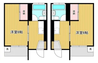 ヤングシティ【1階】の間取り