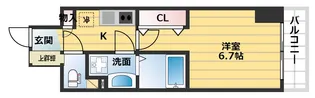 セレニテ心斎橋グランデ【14階】の間取り
