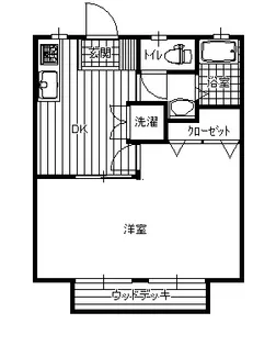 真鍋アーバンハイツ【1階】の間取り