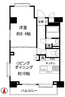 セントヒルズ神楽坂【4階】の間取り