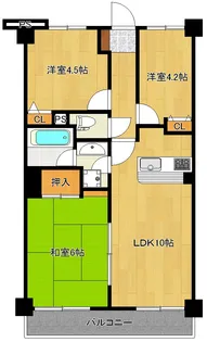 グレース壱番館【7階】の間取り