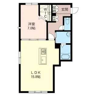 ソリエーヴォ【1階】の間取り