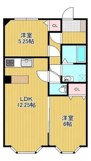 チェリープラザ【2階】の間取り