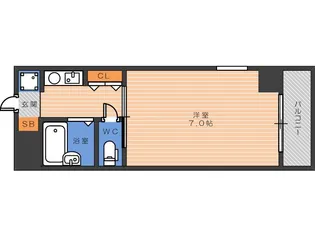 マツダ21【4階】の間取り