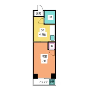 鬼頭第2土古ビル【3階】の間取り