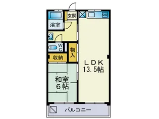 福岡県久留米市津福本町【マンション】の間取り